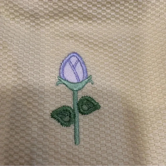 NWT Little Me Infant Girls cotton dress Yellow W/embroidered flowers 9 Months - Picture 3 of 13